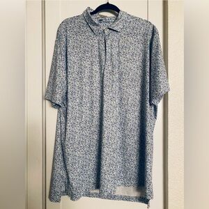 Peter Millar Summer Comfort Short Sleeve Polo Cocktail Print XL